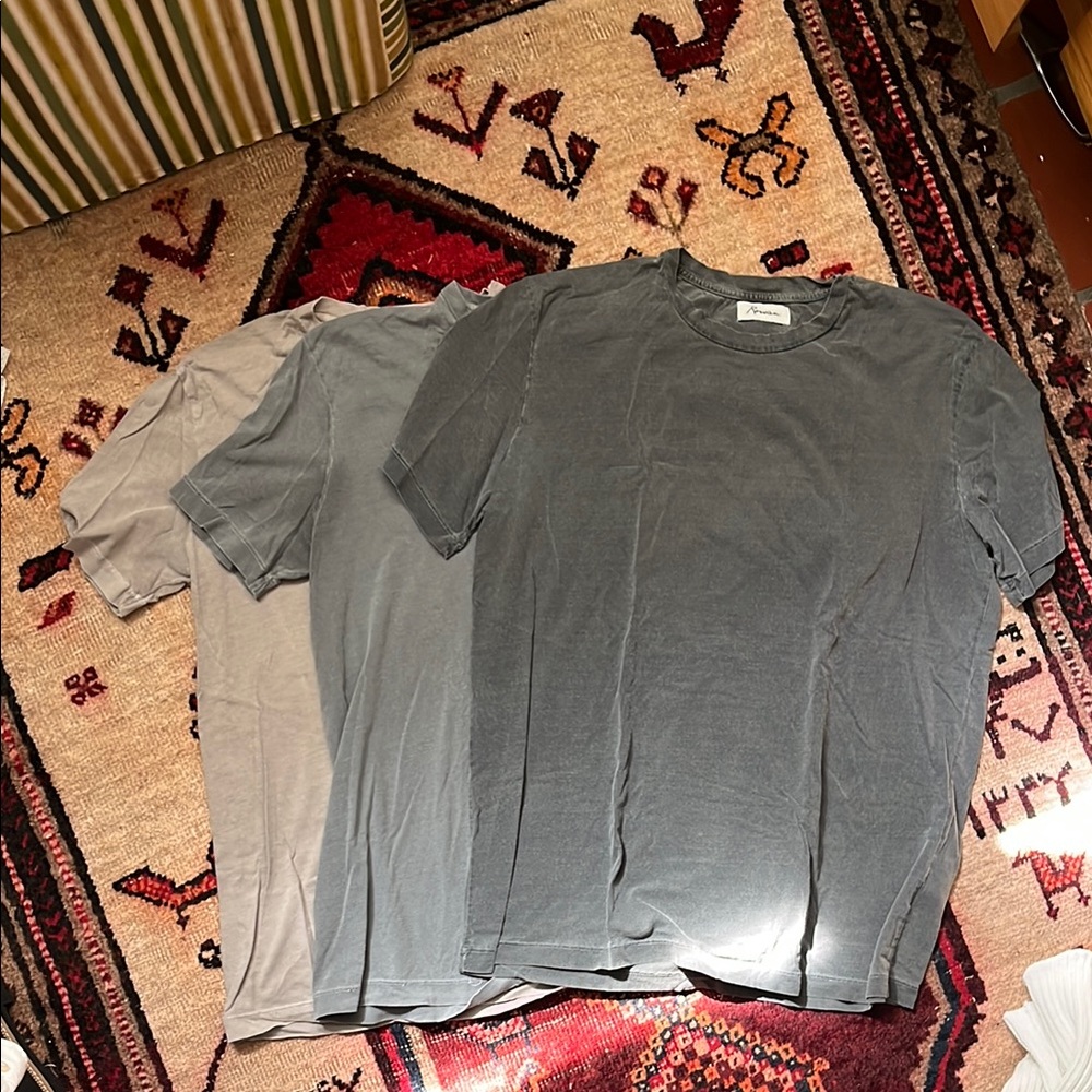 Rowens Men's Classic Gray T-Shirt Set
